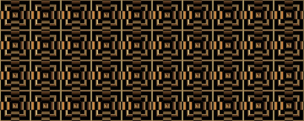 Seamless bronze square grid, wall decoration texture background