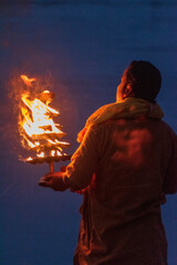 Holi at the Banke Bihari Temple Vrindavan 