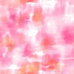 Seamless pastel tie dye swirl graphic motif pattern for print. High quality illustration. Faux cloudy random hippie culture delicate soft funky artistic digitally rendered bright vibrant dye design.