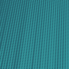 Pop art creative concept blue comics book magazine cover. Polka dots colorful background. Cartoon halftone retro pattern. Abstract template design for poster, card, sale banner. 90-s style