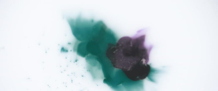 Macro Textures with Vibrant Neon Color Palette. Abstract Background Made with Oil Mixed with Dye, Ink, and Paint.