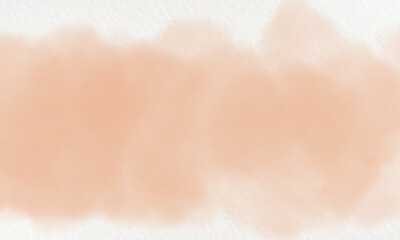 papaya watercolor background on white canvas