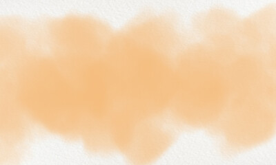 Fototapeta premium peach watercolor background on white canvas
