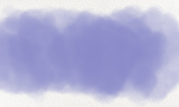 periwinkle watercolor background on white canvas