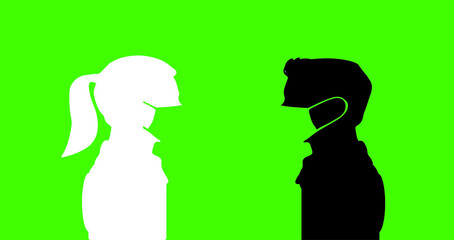 people wearing medical masks to prevent disease