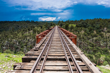 Vía del ferrocarril
