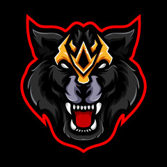 wolf head illustration