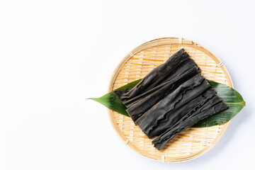 昆布　白背景