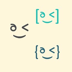 logo template abstract for business computers and internet