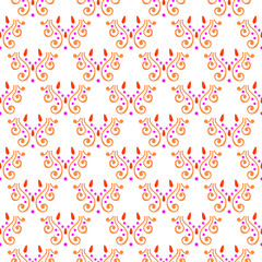 seamless pattern of ornamental mandala background design illustration. 