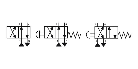 Vector illustration symbol Schottky diode Generic Symbol