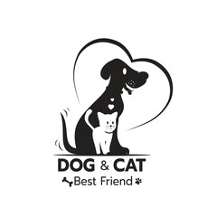 Logo Cat and dog