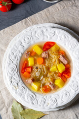 kapusniak delicious polish sauerkraut soup