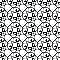 Fototapeta premium Abstract seamless pattern in Arabian style with simple geometric shape