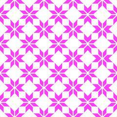 Abstract seamless pattern in Arabian style with simple geometric shape