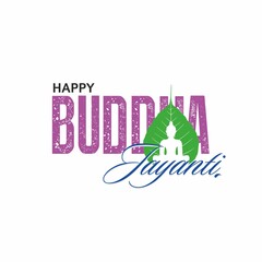 Happy Buddha Purnima Banner | Happy Buddha Jayanti Template | Illustration