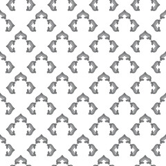 seamless pattern of ornamental mandala design illustration. Arabesque decoration pattern