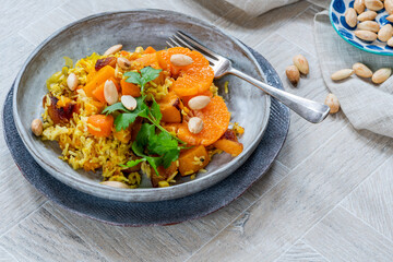 Vegetarian rice pilaf