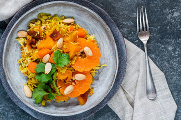 Vegetarian rice pilaf