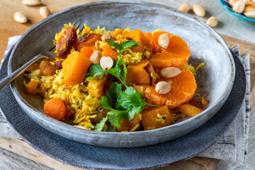 Vegetarian rice pilaf