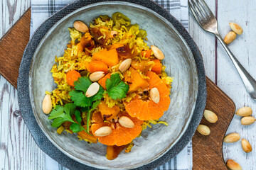 Vegetarian rice pilaf