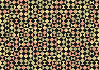 Abstract Geometric Pattern generative computational art illustration