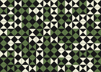 Abstract Geometric Pattern generative computational art illustration