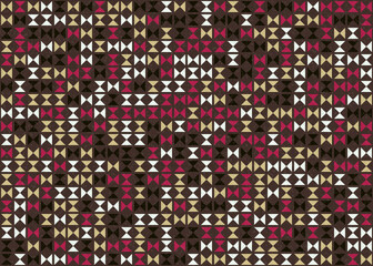 Abstract Geometric Pattern generative computational art illustration