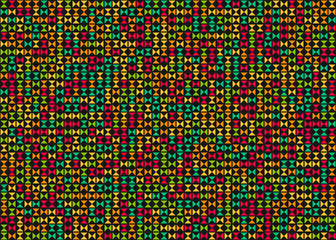 Obraz premium Abstract Geometric Pattern generative computational art illustration