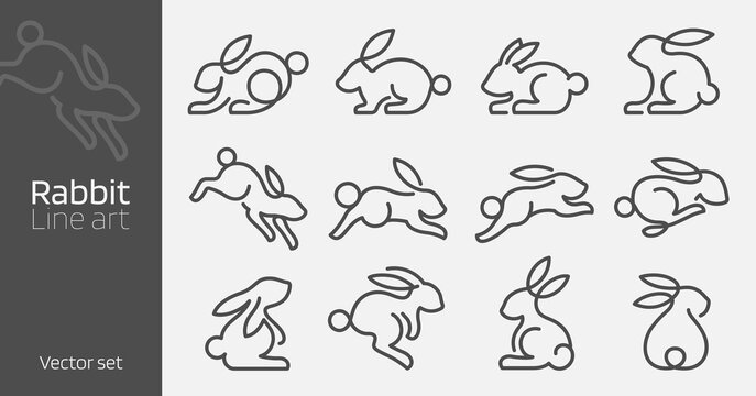 Rabbit Running Logo Images – Browse 3,572 Stock Photos, Vectors, and Video