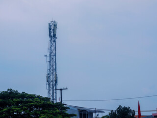cellphone transmitter on side of the road