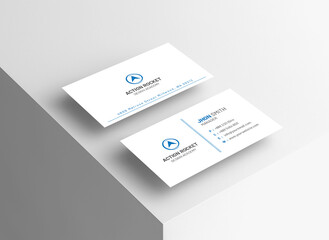 Fototapeta na wymiar business card design with eps vector print ready