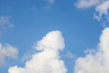 Naklejka na ściany i meble white clouds with blue sky