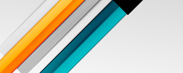 Multicolored lines background. Design template for business or technology presentations, internet posters or web brochure covers