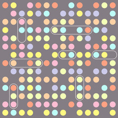 Balls. Vector background abstract pattern.