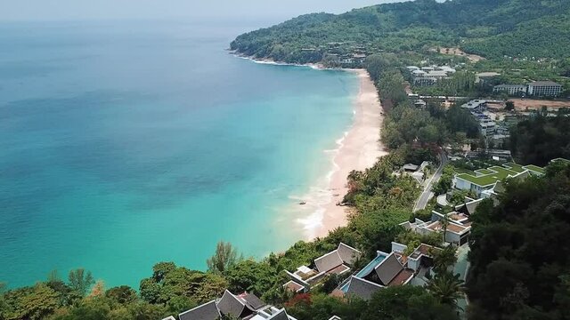 Nai thon beach, Nai Yang beach,Phuket, thailand Beautiful long beach in low season.