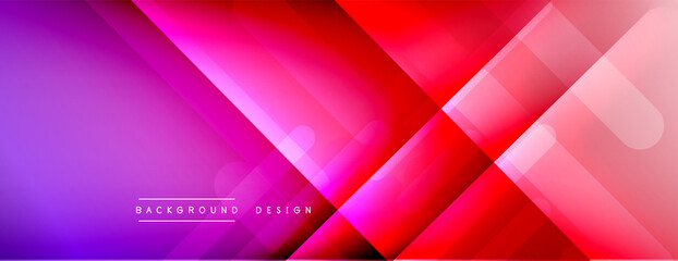 Dynamic lines abstract background. 3D shadow effects and fluid gradients. Modern overlapping forms