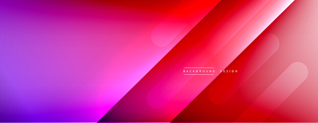 Dynamic lines abstract background. 3D shadow effects and fluid gradients. Modern overlapping forms