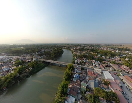 Aerial View Of Pampanga River