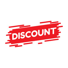 Illustration vector graphic of discount text. Flat design good for retail promotion