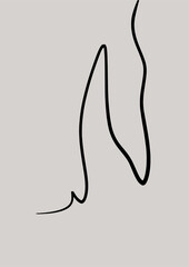 Abstract illustration. Poster. Home decor.