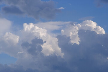 clouds and blue sky in nature background