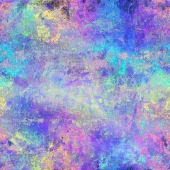 Obraz premium Seamless iridescent rainbow light pattern for print. High quality illustration. Swirly mix of pastel colors resembling holographic foil. Fantasy spectrum mermaid fantastical pattern for print.