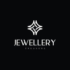 Obraz premium Jewelry logo diamond - fashion gold luxury lux ring beauty woman feminine glamour style expensive jewel wedding treasure gemstone beads rich crystal pearl art deco