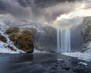 Skógafoss Wasserfall