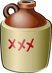 moonshine whisky jug