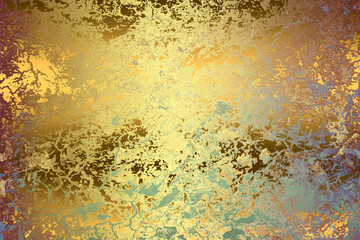 Golden abstract  decorative paper texture  background  for  artwork  - Illustration