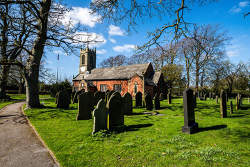 The Parish Church of St. Michael and All Angels, hoole, Lancashire, UK.