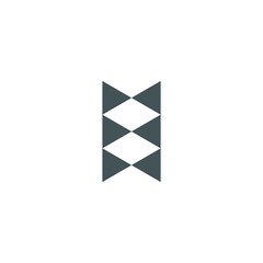 Maori Logo - Samoan Tribal Tattoo Symbol Polynesian Pattern Decoration Motif Isometric Triangle Hawaian style Ethnic Decor Tiki

