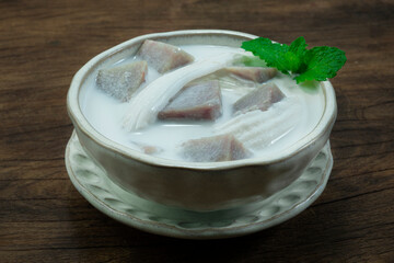 Taro in Coconut Milk  Thai Dessert Sweet